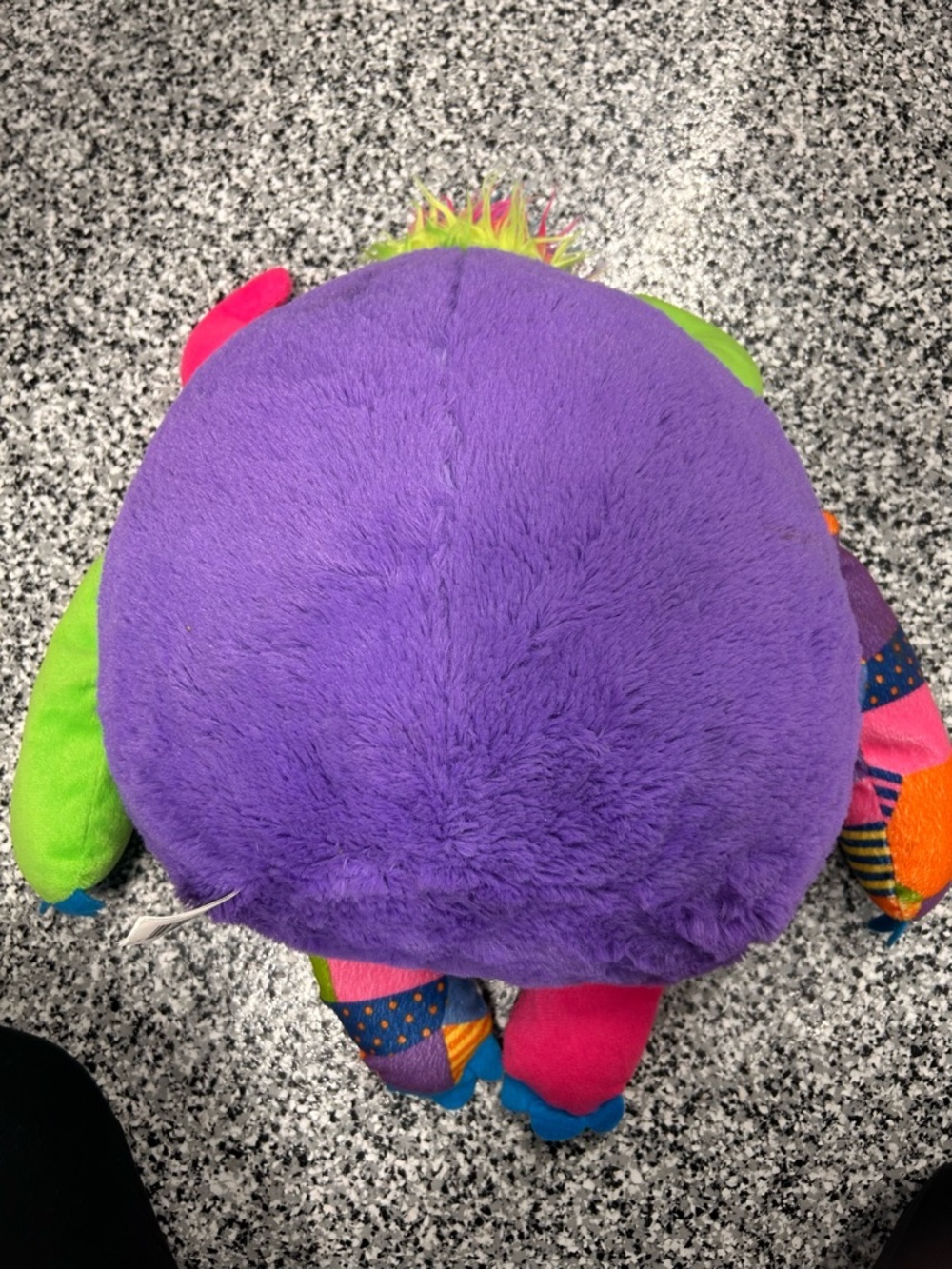 Kellytoy Purple Plush Monster with Orange & Neon Accents - Picture 2 of 3